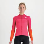 Sportful BodyFit Pro Women's Long Sleeve Thermal Jersey S Raspberry/Pompelmo