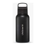 LifeStraw Go Stainless Steel 1L Bottle - Nordic Noir/Black