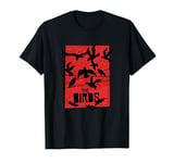 The Birds Alfred Hitchcock Abstract T-Shirt