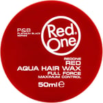 RedOne Hair Styling Aqua Wax Red 50 ml | Travel Size | Edge Control | Hair Gel 