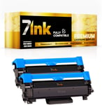 Lot De 2 Cartouches De Toner Premium Pour Imprimante Laser Brother Compatible Avec Les Cartouches Mfc-L2710Dw Dcp-L2530Dw Mfc-L2710Dn Hl-L2350Dw Hl-L2310D Dcp-L2510D Dcp-L2550Dn[Q1986]