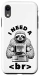 Coque pour iPhone XR I Need A Break Computer Code Programmation humoristique Paresseux