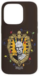 Coque pour iPhone 14 Pro Universal Monsters The Mummy Christmas Lights Crest