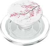 Sakura Fleur de cerisier rose japonaise PopSockets PopGrip pour MagSafe