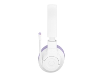 Belkin SoundForm Inspire - Hörlurar med mikrofon - fullstorlek - Bluetooth - trådlös, kabelansluten - 3,5 mm kontakt - lavendel