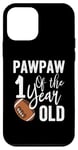 Coque pour iPhone 12 mini Papaye du football à 1 an, 1er anniversaire