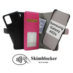 Skimblocker Magnet Fodral Samsung Galaxy A02s Hotpink