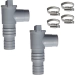 Sollbry - Adaptateur de filtre de piscine Remplacement du piston marche/arrêt en pvc pour piscine Raccord de tuyau 32 mm Accessoires de piscine