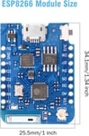 Esp8266 Pro 4Mo Binghe Esp8266 Pro Nodemcu Lua Wifi Carte De Développement Avec 4 Mo Connecteur D'Antenne Cp2104 Chip Compatible Avec Arduino(Carte De Développement + Antenne 32Mbit = 4 Mo)