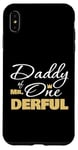 Coque pour iPhone XS Max Daddy Of Mr Onederful 1er anniversaire Cadeau pour premier anniversaire