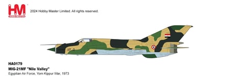 MIG-21MF EGYPTIAN AIR FORCE YOM KIPPUR WAR 1973 - HOBBY MASTER HA0179 1/72