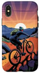 iPhone X/XS For Downhill Biking - Retro Mountain Bike Design Case