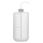 Labasics Chemical Wash Bottle, 1-Pack Plastic Safety Lab Squeeze Wash Bottle, LDPE with Narrow Mouth, 1000 ml (8 oz)/1 Bottle