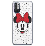 ERT GROUP Coque de téléphone Portable pour Xiaomi REDMI Note 10 5G / POCO M3 Pro Original et sous Licence Officielle Disney Motif Minnie 056 adapté à la Forme du téléphone Portable, Coque en TPU