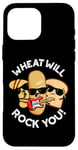 Coque pour iPhone 16 Pro Max Wheat Will Rock You Funny Food Jeu de mots