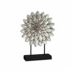 Gift Decor Figurine décorative Mandala argentée 29 x 39 x 10 cm (4 unités)