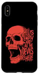 iPhone XS Max Hell is Empty And All The Devils Are Here Shakespeare Skull Case