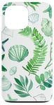 iPhone 13 Pro Max Green Seashell Coastal Summer, Starfish, Women Case