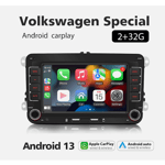 Bilstereo med 7 tum Android Apple Carplay GPS för VW Golf MK5 Polo Passat Jetta