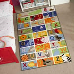 Children Matrix Kiddy Abc Alphabet Washable Anti Slip Rugs Bedroom Playroom Mats