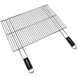 Grille Acier Pour Barbecue Charbon - Cook'in Garden - Grille rectangulaire - 60 x 40 cm