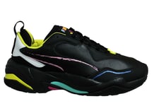 Puma Thunder x Bradley Theodore Black Leather Lace Up Mens Trainers 369394 01 - Size UK 6