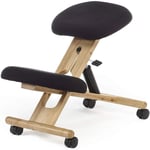 Chaise Ergonomique à Genoux, Chaise de Genou Anti-Bosse Chaise d'ordinateur Chaise de Posture Ergonomique en Bois Améliorez Votre Posture Posture correcte pour Le Bureau à Domicile