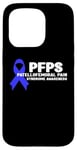 Coque pour iPhone 15 Pro Blue Ribbon PFPS Sensibilisation au syndrome de douleur fémorale rotulienne