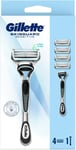 Gilette SkinGuard Sensitive Razor (Handle + 4 blades)  for Men