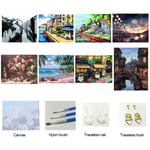 City Landscape Oil Diy Paint By Numbers Kit Digital Painting A