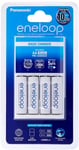 Panasonic Eneloop Overnight Charger + 4AA Batteries