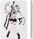 Shinon Sword Art Online Étui Pour Ipad 2020 (10.2in) Avec Porte-Stylo, Résistant Aux Chocs, Réglage Automatique De L'angle De Veille/Réveil, Coque De Protection Transparente