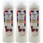 Dove Body Lotion Erholsames Winter Ritual 3 X 250ml Limited Edition