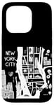 Coque pour iPhone 15 Pro Profitez de New York City The Big Apple Street Food Doodles Map