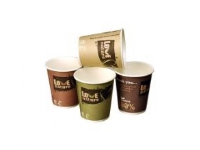 Kaffemugg Papper/PLA 40 cl Ø90 mm Bioware Bioware Biologiskt nedbrytbar,50 st/ps - (50 st)