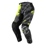 O'NEAL | Pantalon Motocross | MX Mountain Bike | Ajusté pour Une Amplitude de Mouvement maximale, léger, Respirant et Durable | Pantalon Element Ride | Adulte | Noir Jaune Néon | Taille 40/56