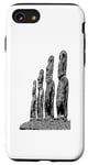 Coque pour iPhone SE (2020) / 7 / 8 Statue de Moai de l'île de Pâques Monolithe Mystery