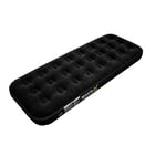 Regatta Unisex Great Outdoors Flock Inflatable Single Airbed (Black) - One Size