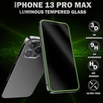 1-Pack Självlysande Skärmskydd For iPhone 13 Pro Max - Härdat Glas 9H - Super Kvalitet 3D