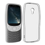 Gel Case for Nokia 3210 (2024) Soft Silicone Transparent Clear Clear