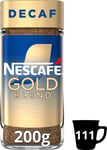 Nescafe Gold Blend Decaf Instant Coffee, Premium 200 g (Pack of 1) 