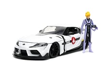 Jada Toys Robotech R. Fokker '20 Toyota Supra 1:24