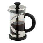 Café Olé Cafetière Classico, finition chromée, 800 ml, 6 tasses, cafetière à piston française, poignée résistante à la chaleur, acier inoxydable, CM-08C