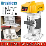 For 18V Dewalt Brushless Cordless Laminate Router Trimmer Body Only 30000r/min 