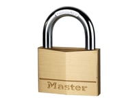 Master Lock 160Eurd, Konventionellt Hänglås, Tangentlås, Olika Låsning, Staket, Garage, Gate, Självförvaring, Shed, Workshop, Mässing, Silver, Mässing