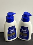 2x  E45 Daily Care Rich Cream With Vitamin C + E 400ml Exp 07/2026  R2