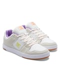 DC Shoes Femme Cure Basket, Plum Blanc cassé, 36.5 EU