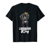 Mens Labrador King Labrador Retriever Dog T-Shirt