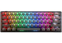 4713319659536 Ducky One 3 Aura Black Mini Gaming Keyboard, RGB LED - MX-Silent-R