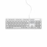 Dell KB216 - Clavier - USB - QWERTZ - Allemand - blanc - pour Latitude 34XX, 5310 2-in-1, 7210 2-in-1, 7310; OptiPlex 30XX, 5080, 7071; Precision 3640